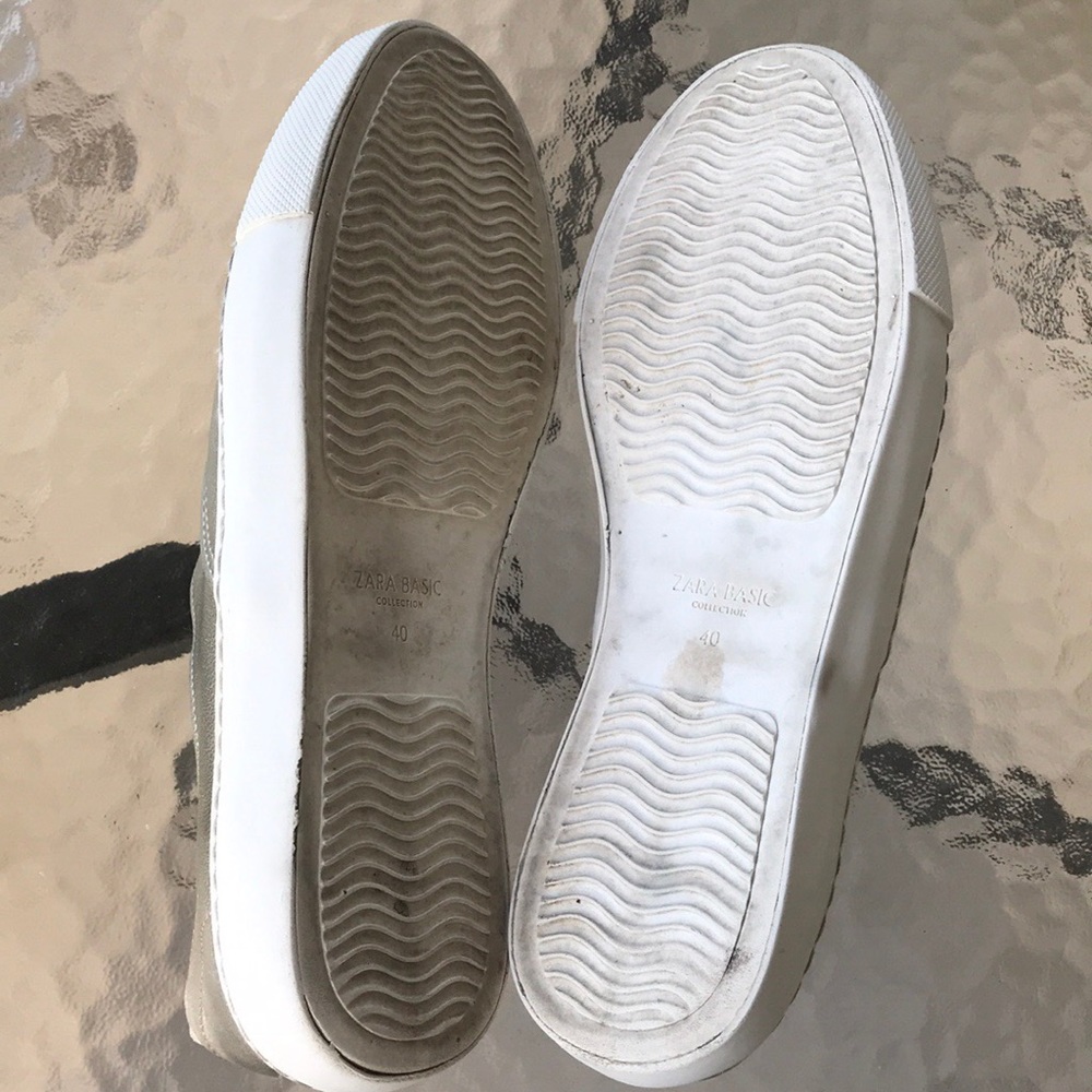 Zara Basic Collection Gold Shoes - Picture 6 of 7